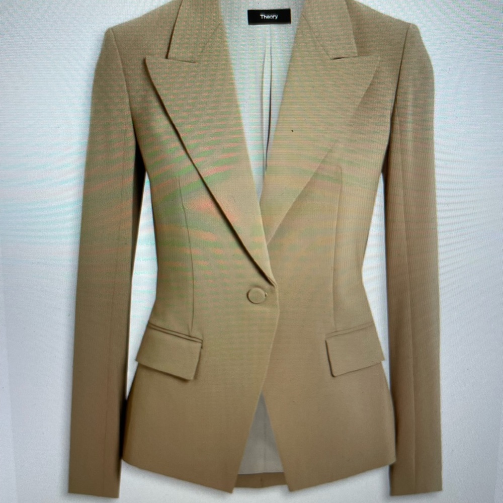 Theory woven blazer capsule collection must have